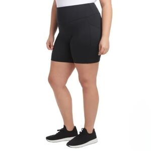 Danskin Womens Crosstrain Bike Short Size XXL Black Active Shorts Stretch Sporty